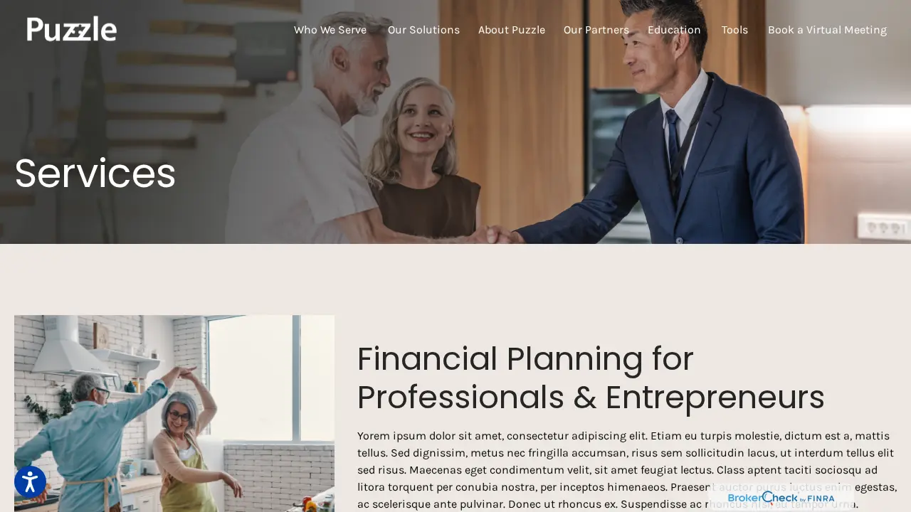 Puzzle Wealth Solutions, LLC® page