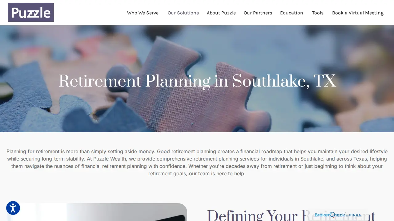 Puzzle Wealth Solutions, LLC® page