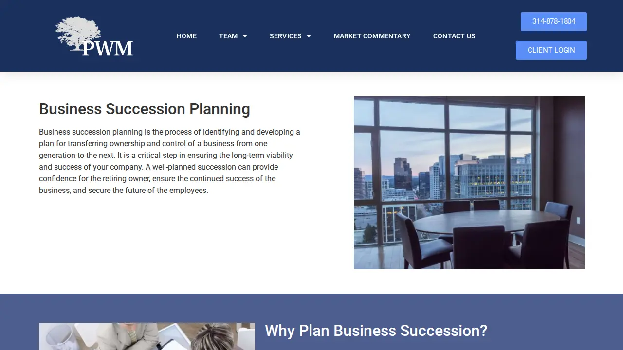 PWM Planning page