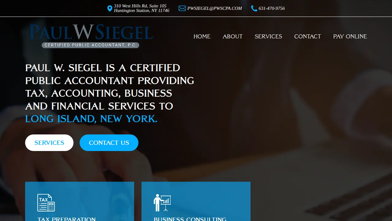 Paul W. Siegel, CPA page