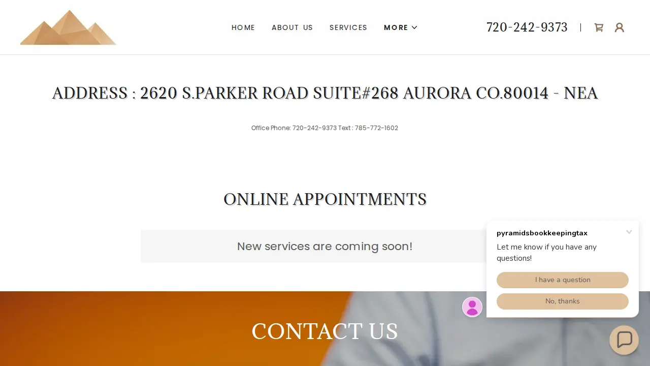 Pyramids Bookkeeping &Tax Services"$120" ,LLC (MBA ,EA) , page