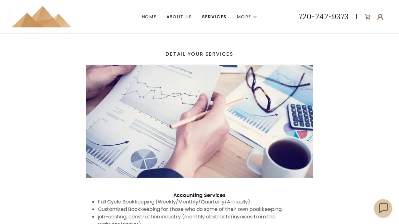 Pyramids Bookkeeping &Tax Services"$120" ,LLC (MBA ,EA) , page