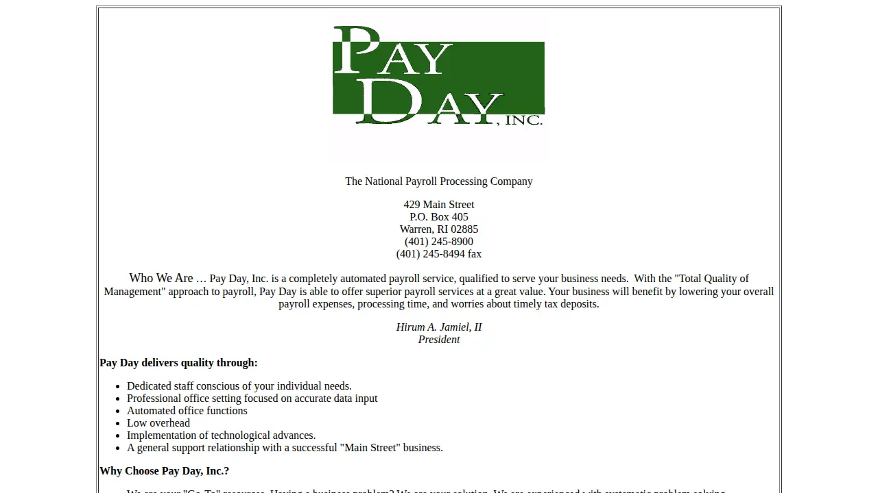 Pay Day, Inc.