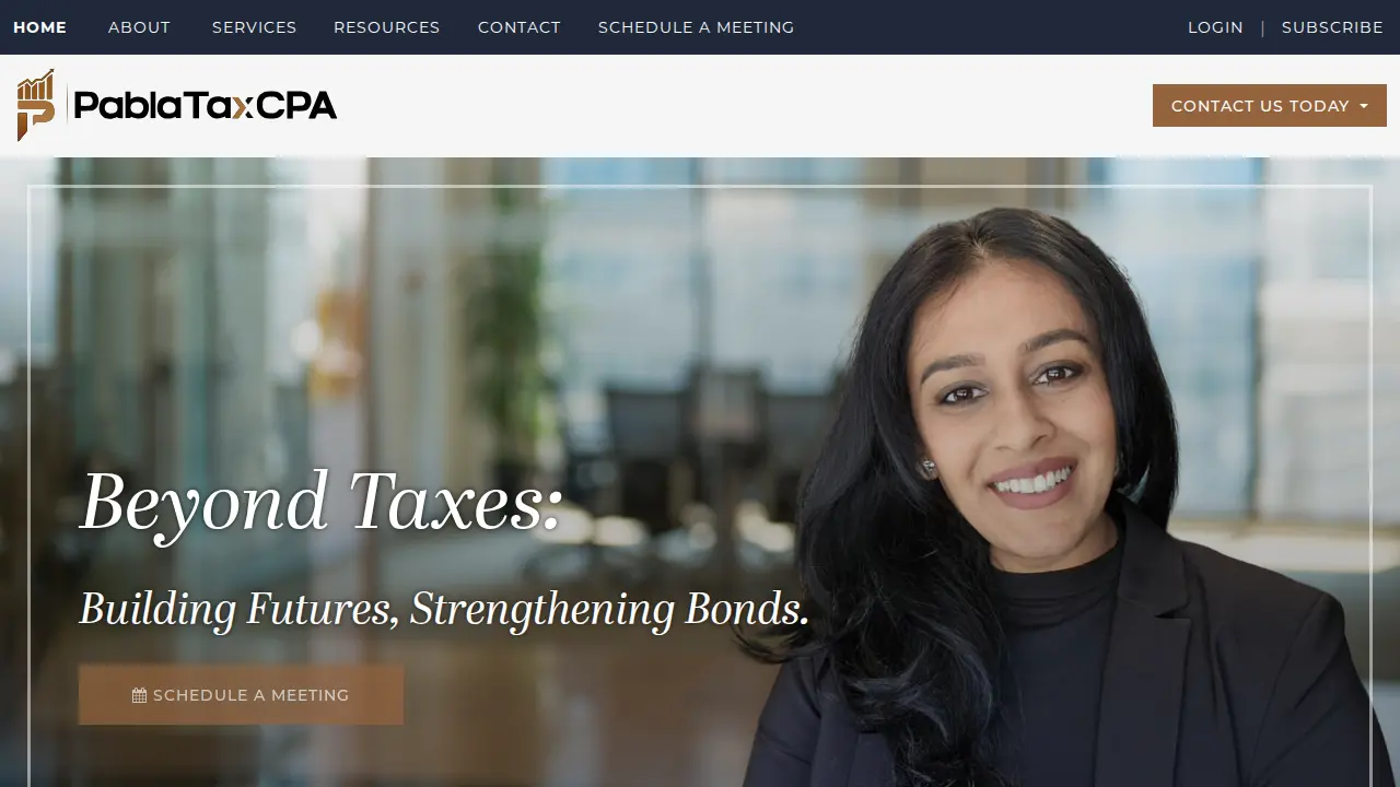 Pabla Tax CPA by Neha Pabla | Certified Public Accountant page