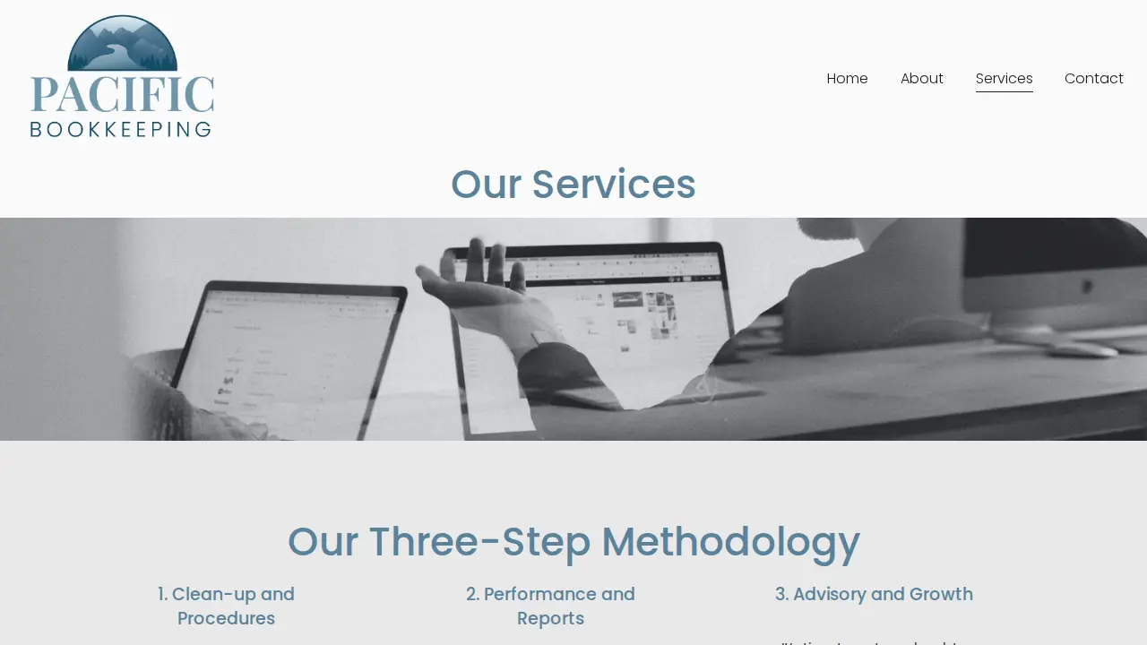 Pacific Bookkeeping page