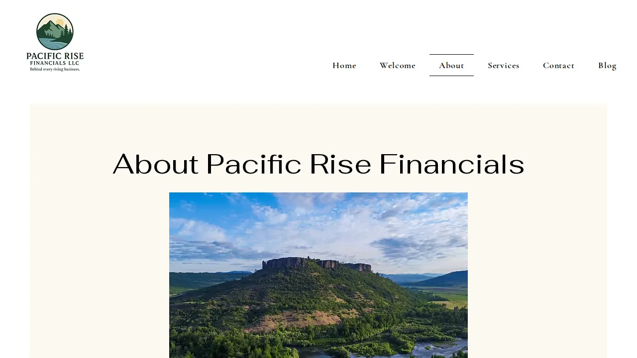 Pacific Rise Financials page