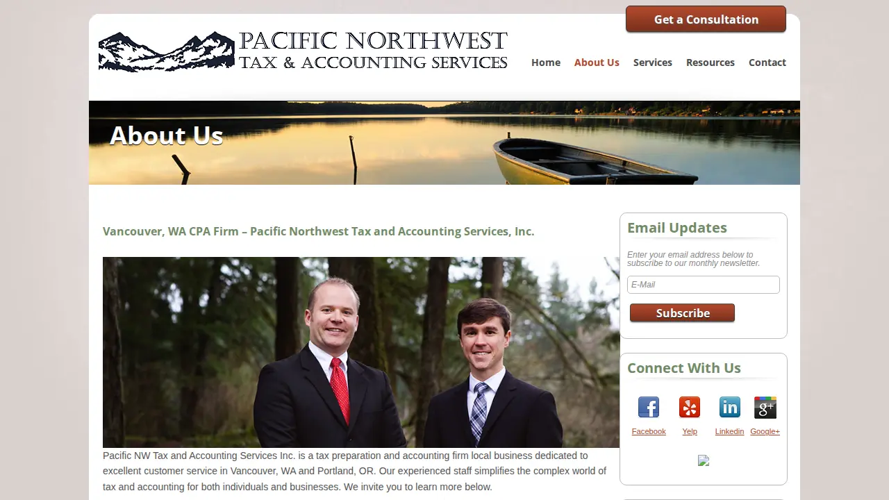Pacific Northwest Tax and Accounting Services, Inc. page