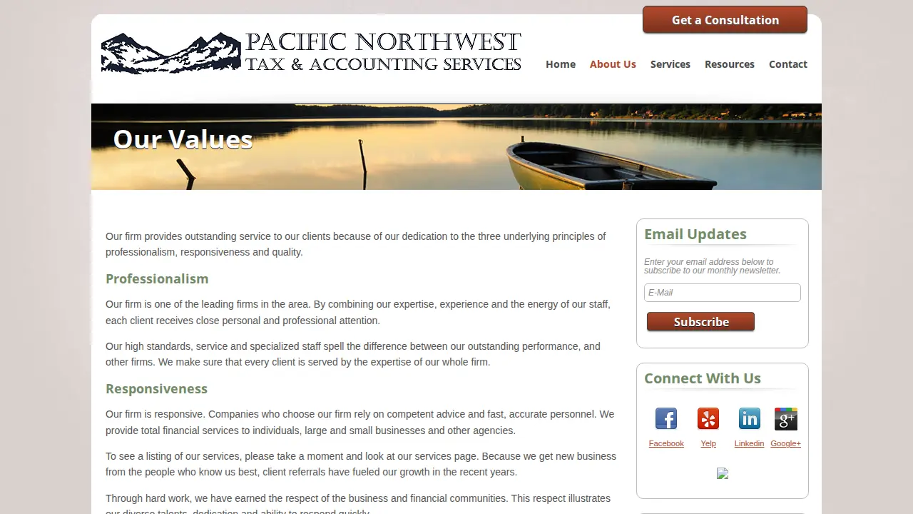 Pacific Northwest Tax and Accounting Services, Inc. page