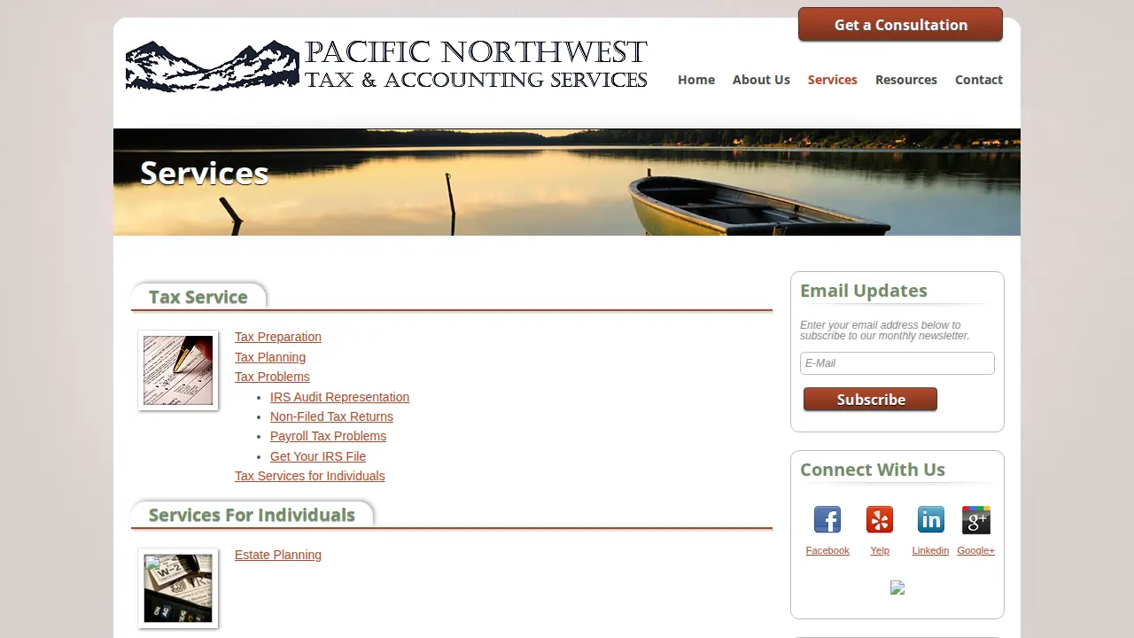 Pacific Northwest Tax and Accounting Services, Inc. page