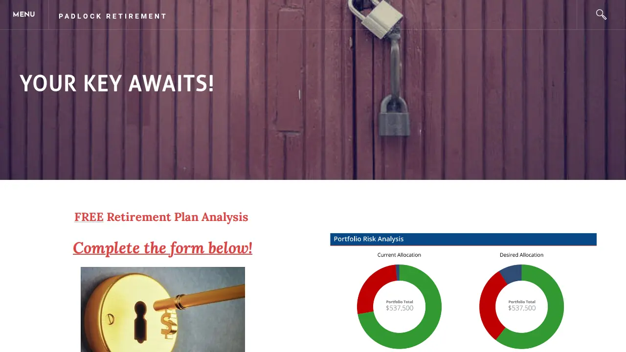 Pickering's Financial Group page