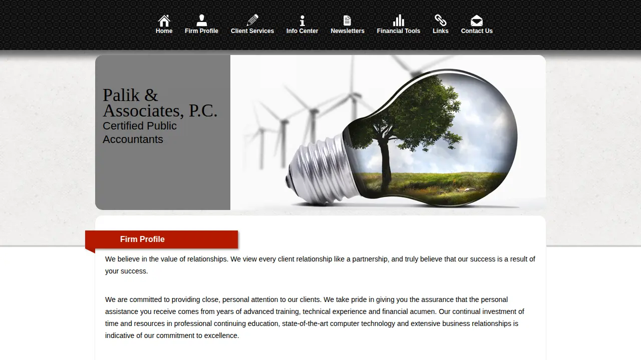 Palik & Associates page