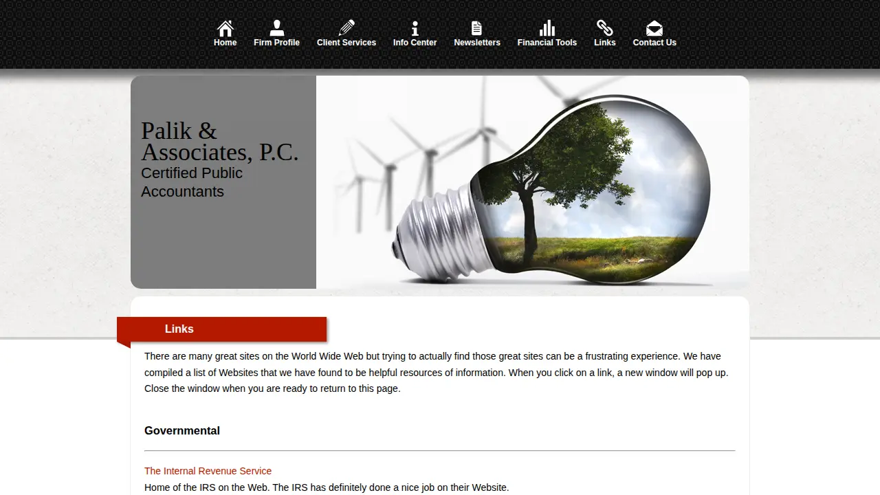 Palik & Associates page