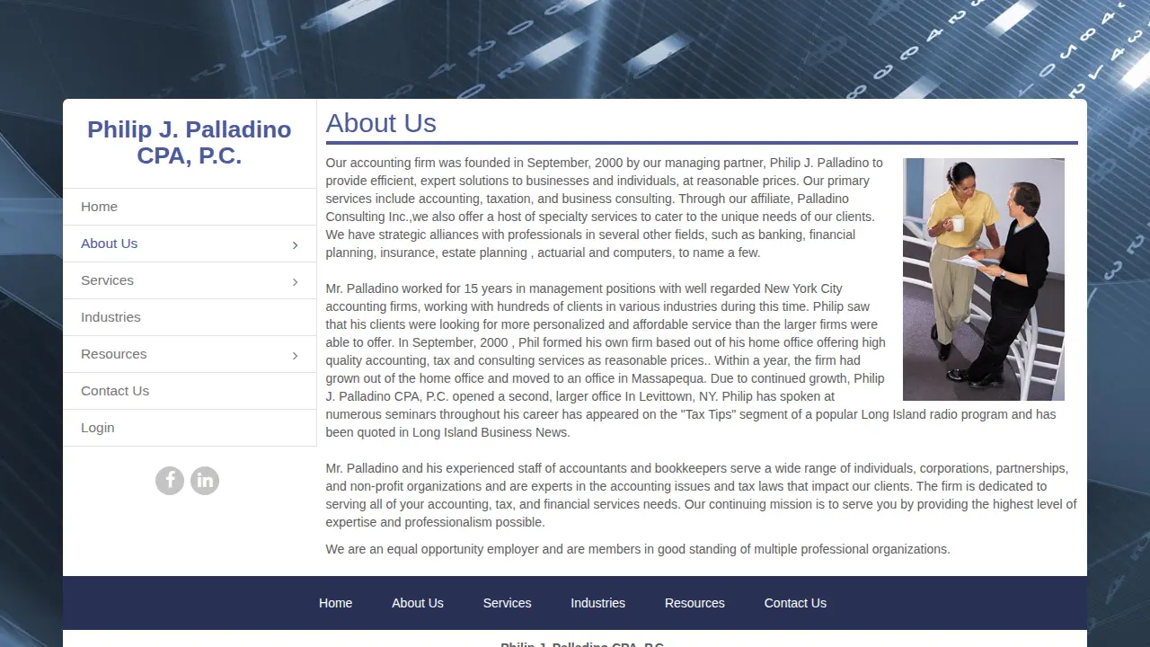 Philip J. Palladino page