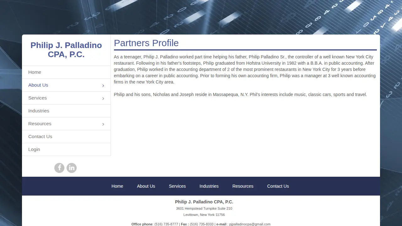Philip J. Palladino page