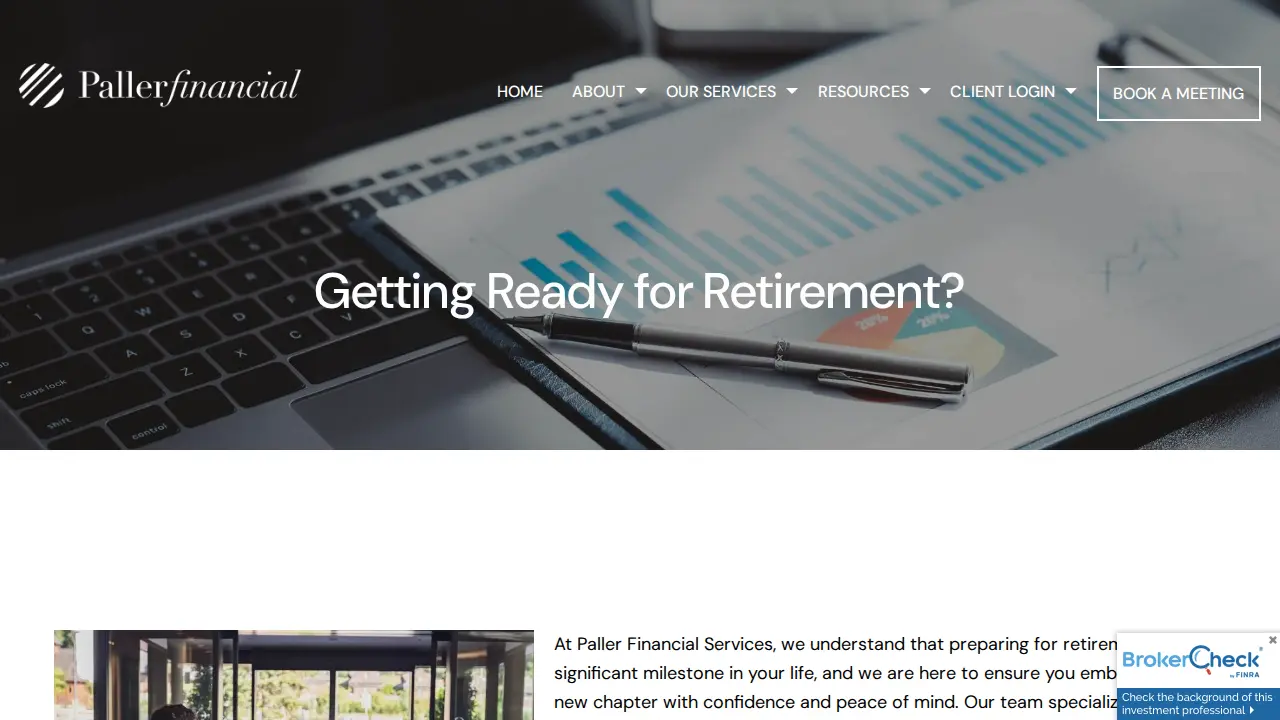 Paller Financial Services page