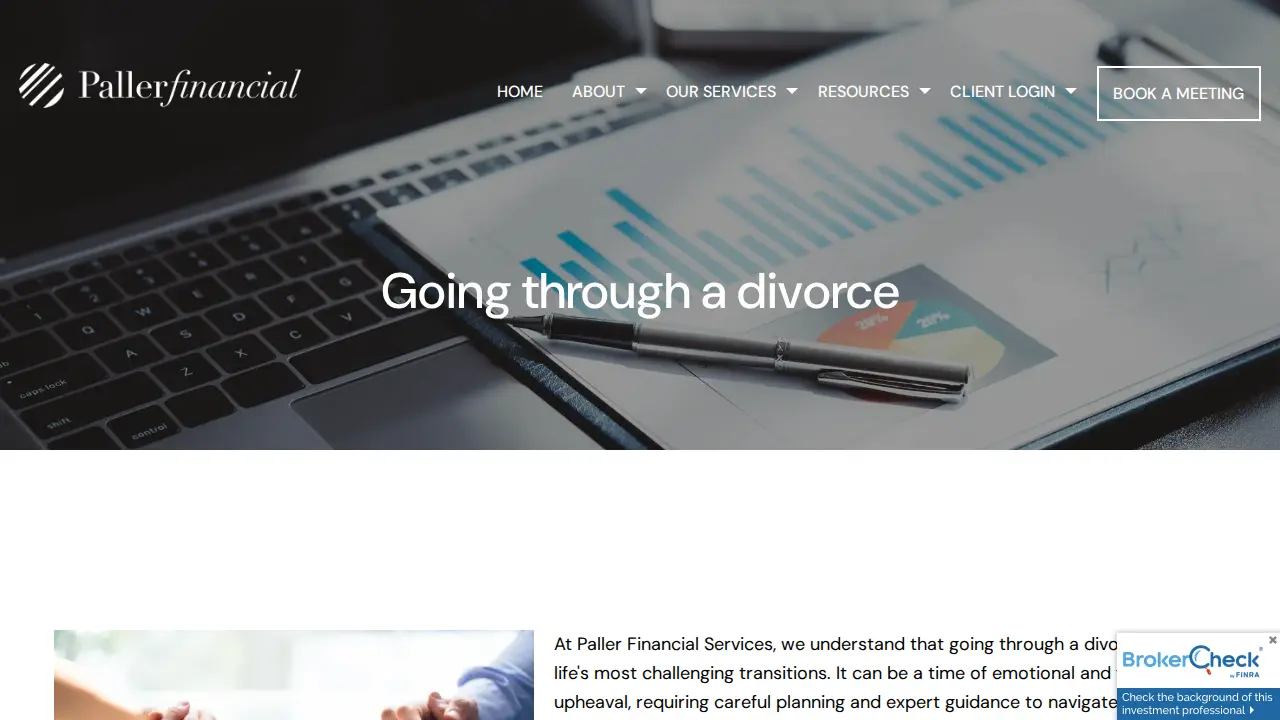 Paller Financial Services page