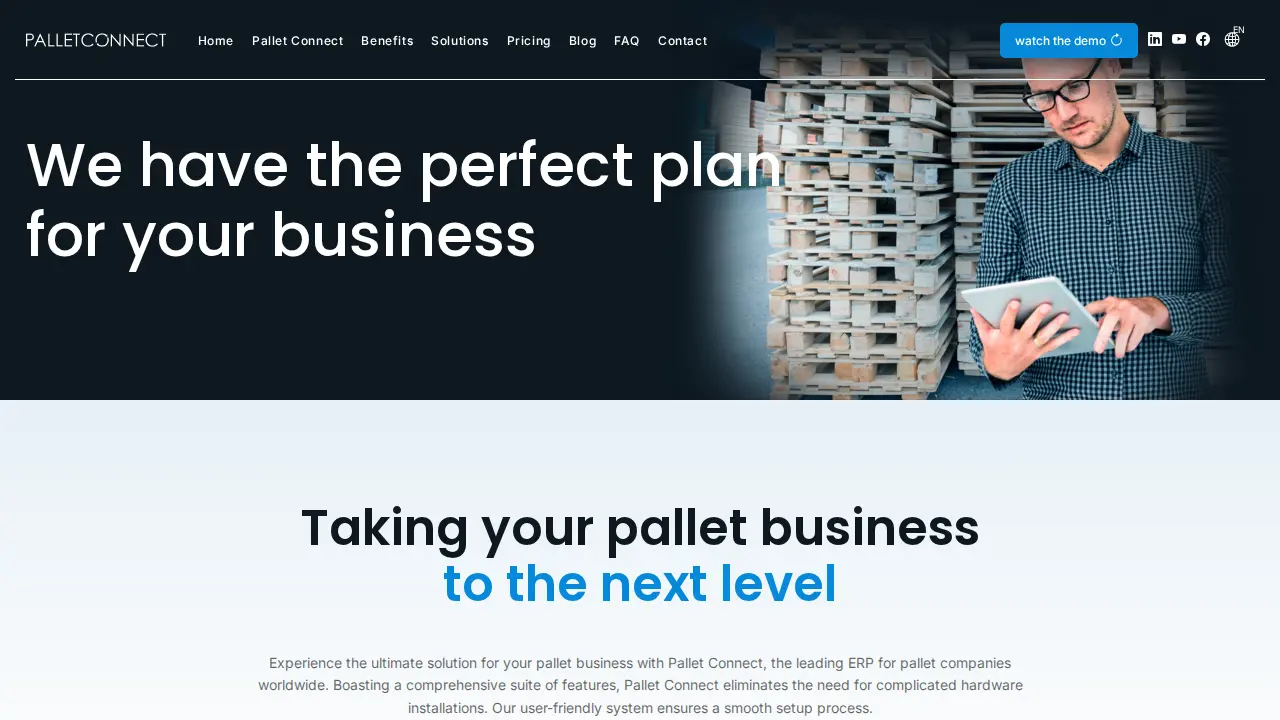 Pallet Connect page