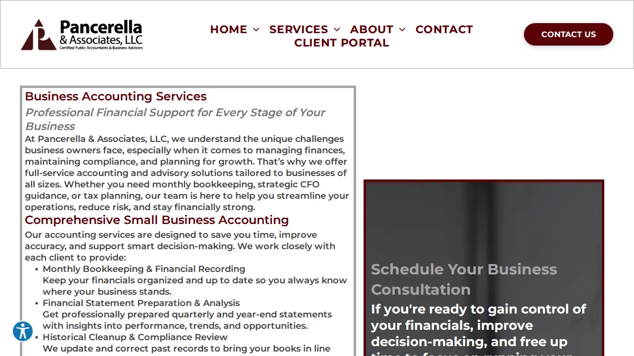 Pancerella Associates page