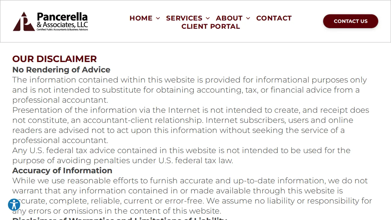 Pancerella Associates page