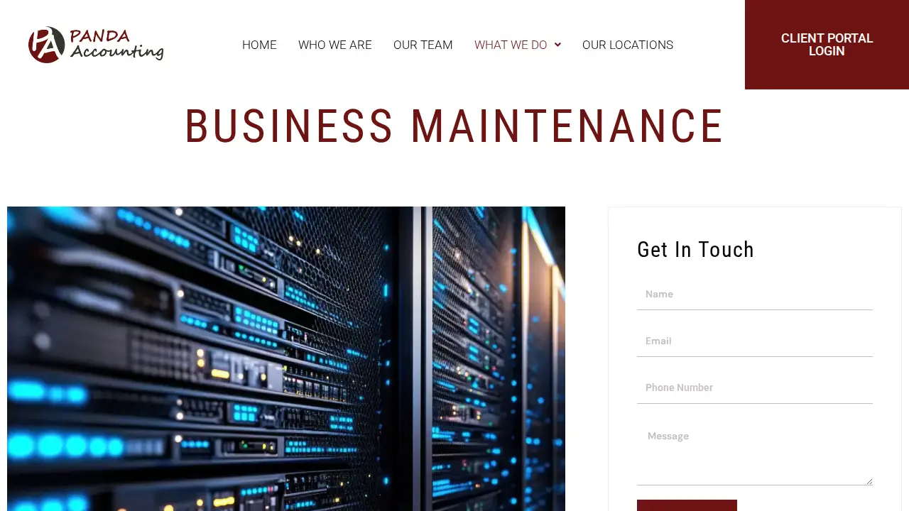 Panda Accounting CPA page