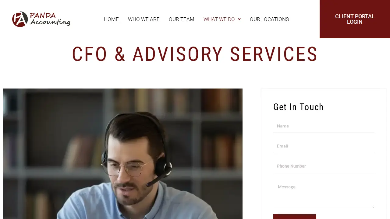 Panda Accounting CPA page