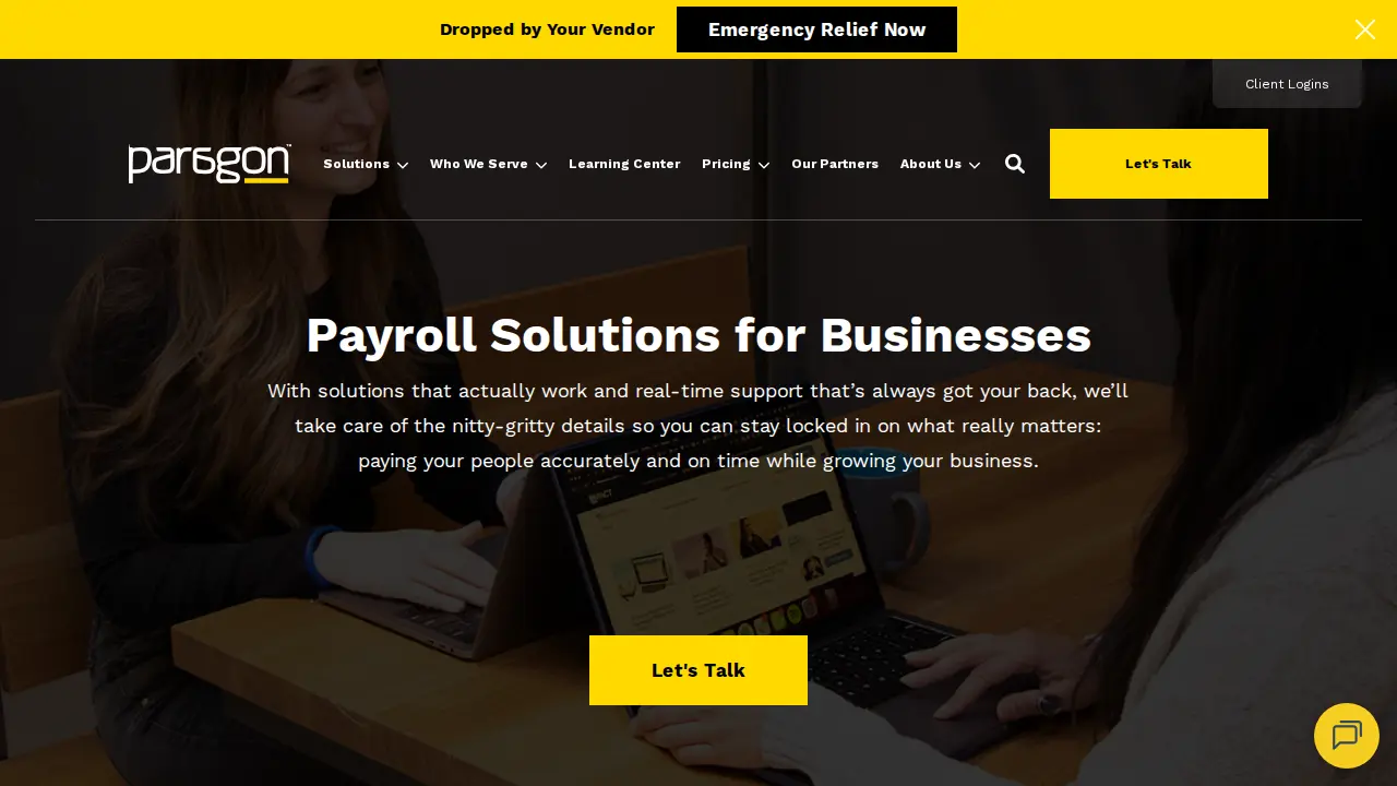 Paragon Payroll, Inc. page