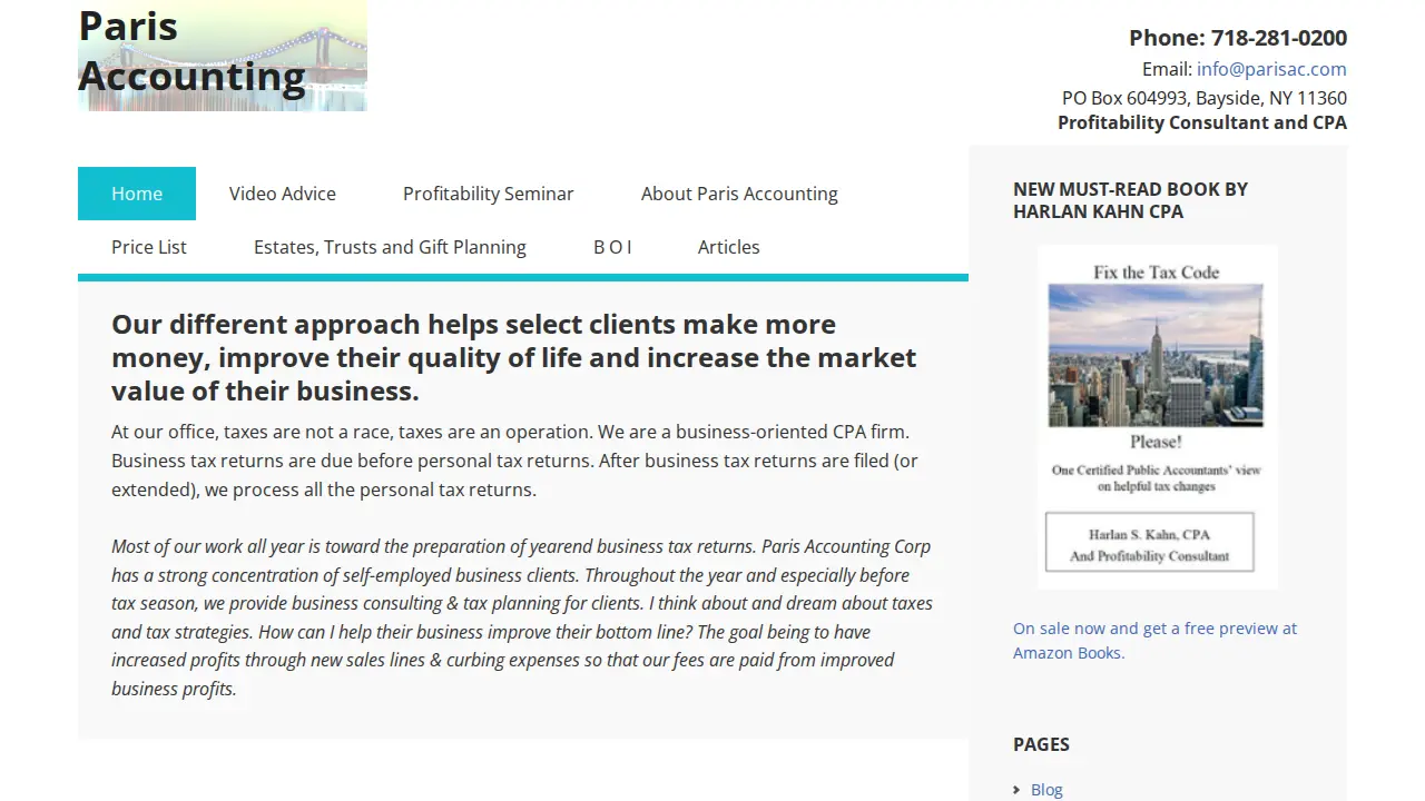 Paris Accounting Corp