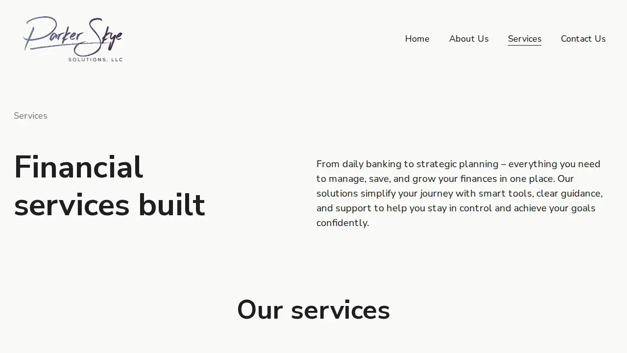 Parker Skye Solutions, LLC page