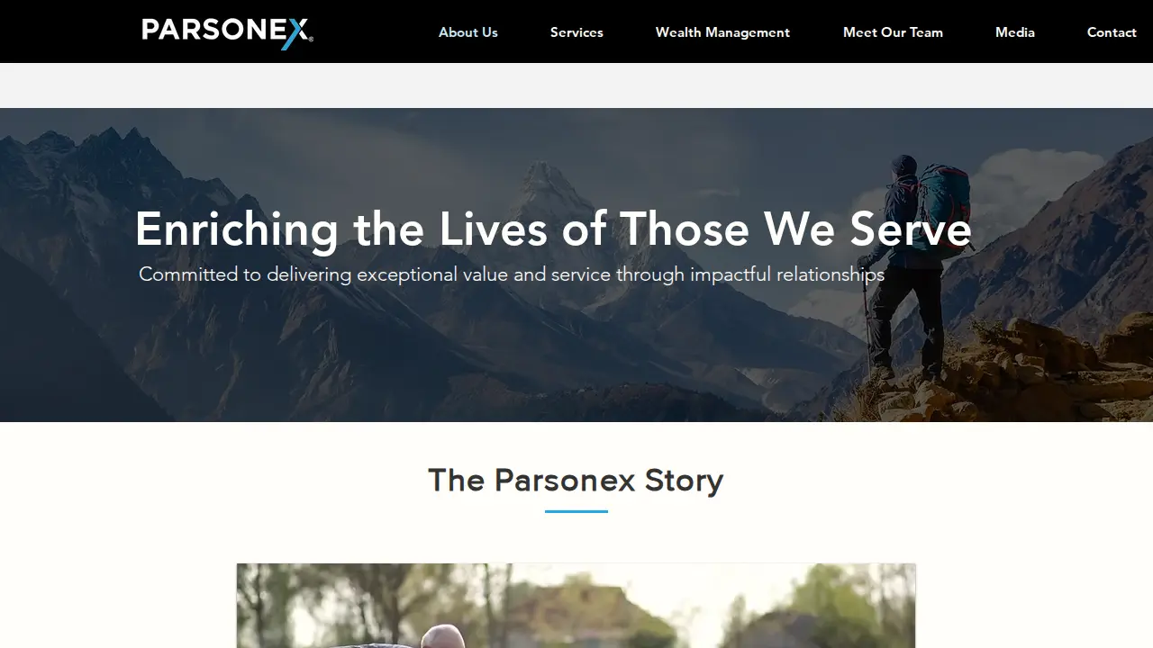 Parsonex Securities page