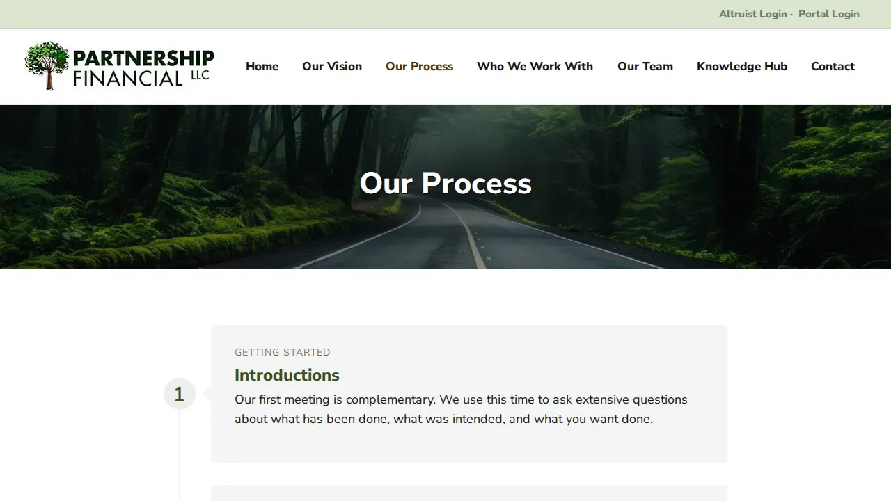Partnership Financial LLC page