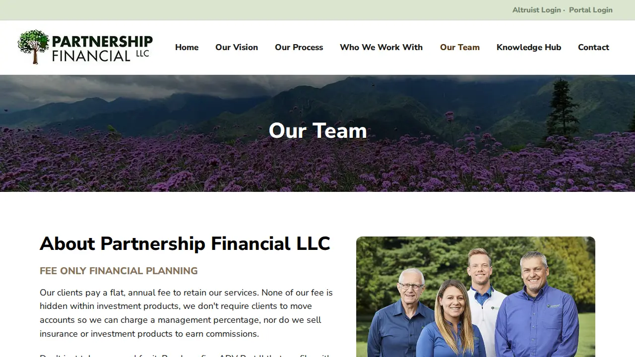 Partnership Financial LLC page