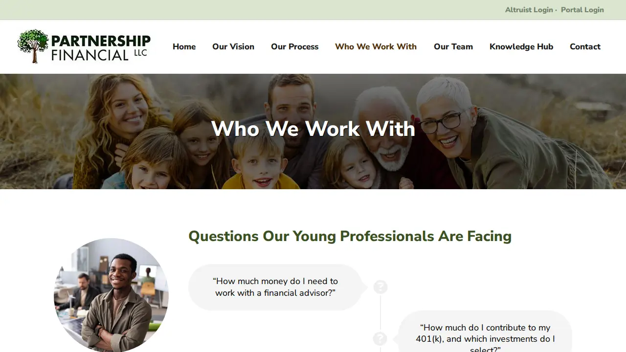 Partnership Financial LLC page