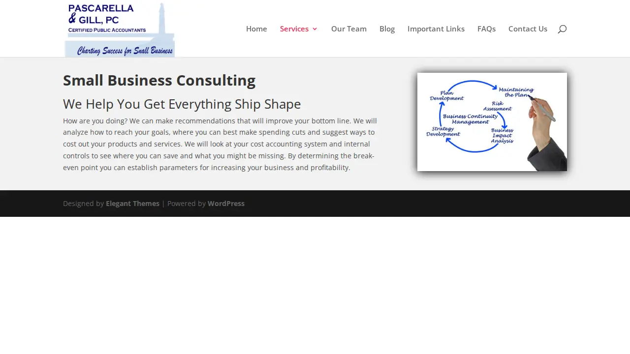 Pascarella & Gill, CPA page