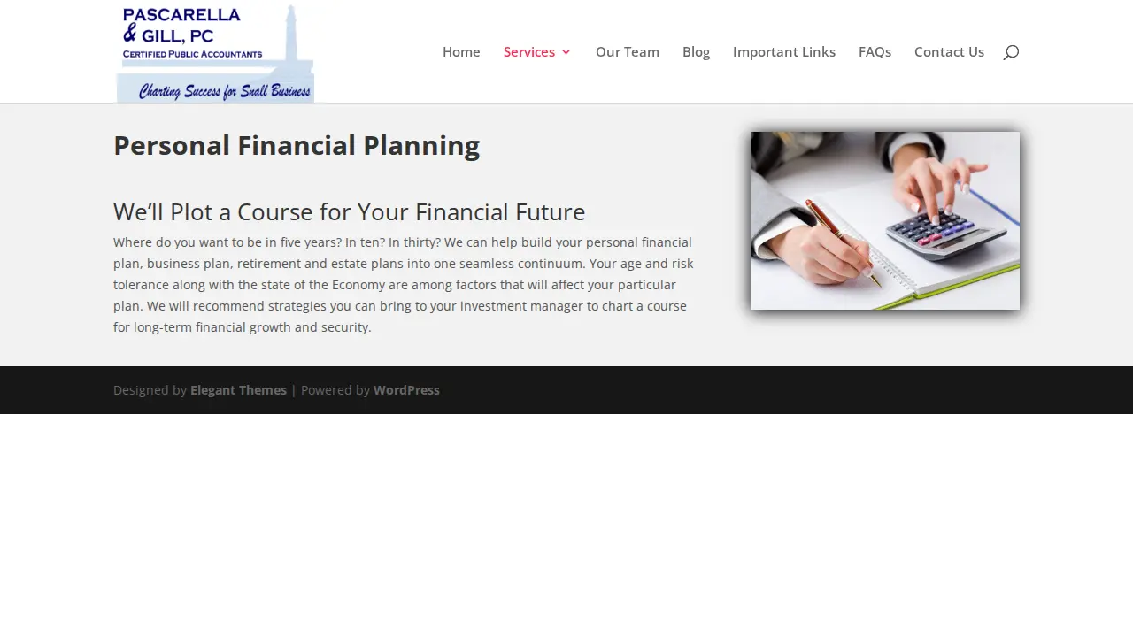 Pascarella & Gill, CPA page