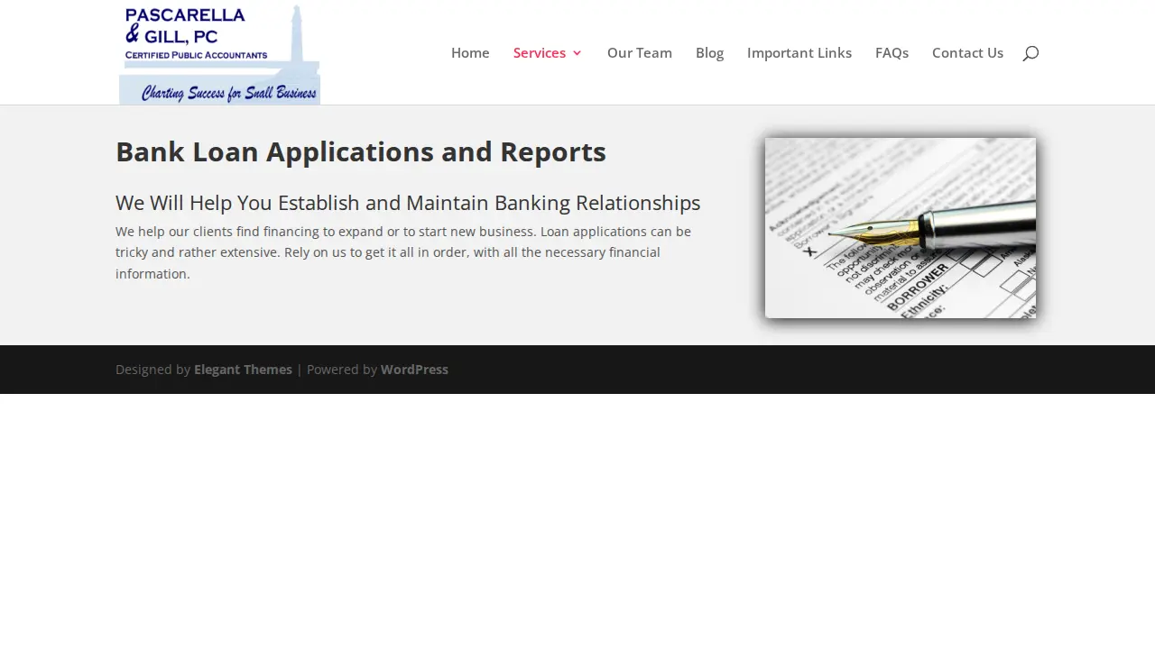 Pascarella & Gill, CPA page