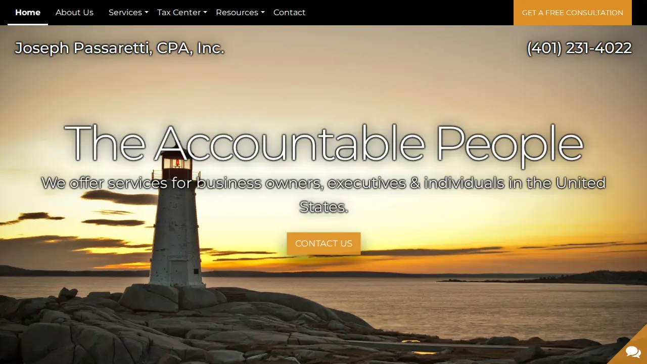 Joseph Passaretti CPA Inc page