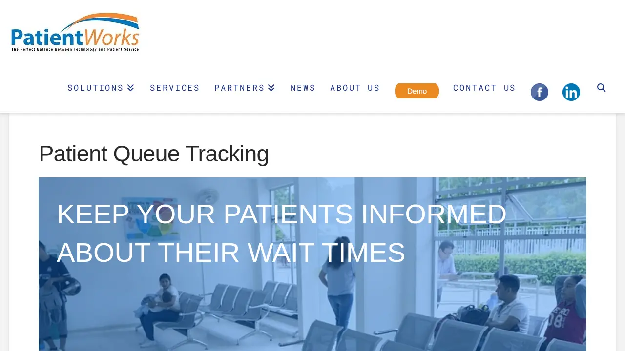 PatientWorks page