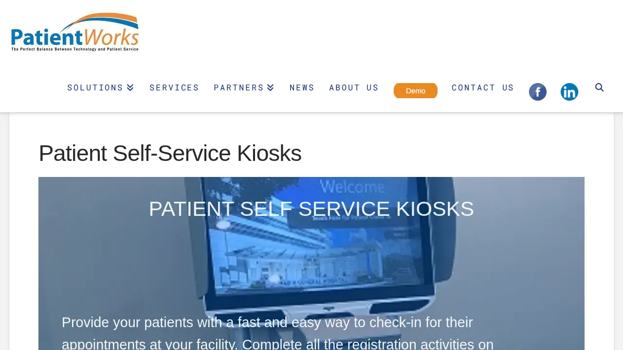 PatientWorks page