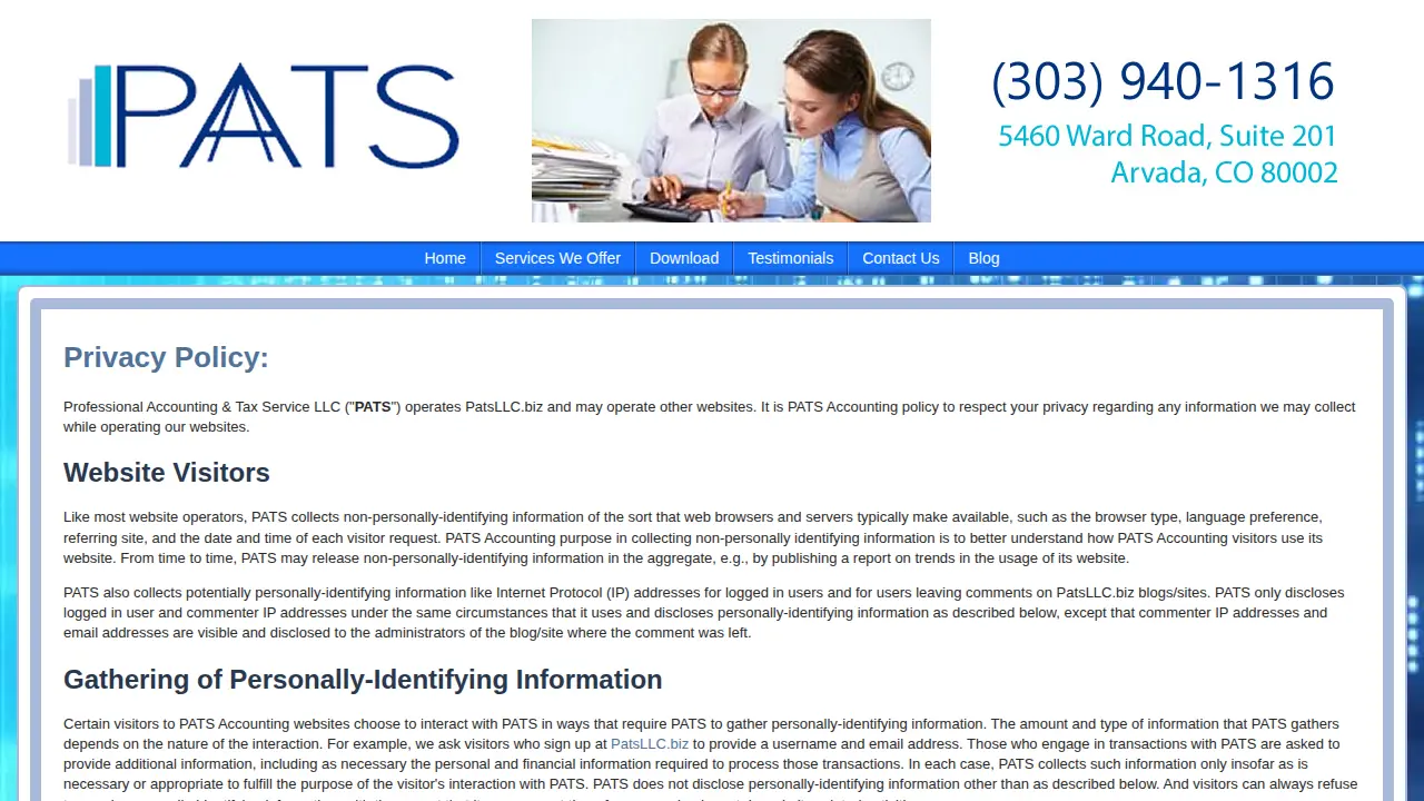 Professional Accounting & Tax Service LLC page