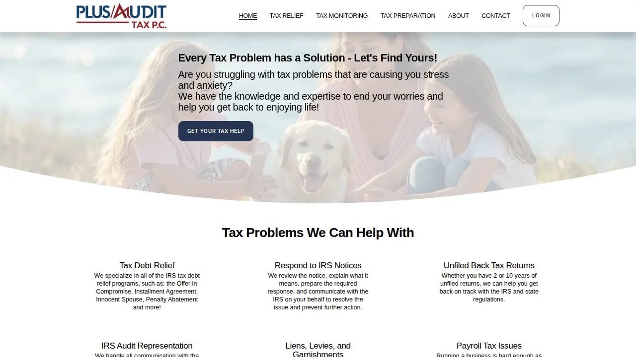 PLUS/AUDIT TAX P.C.