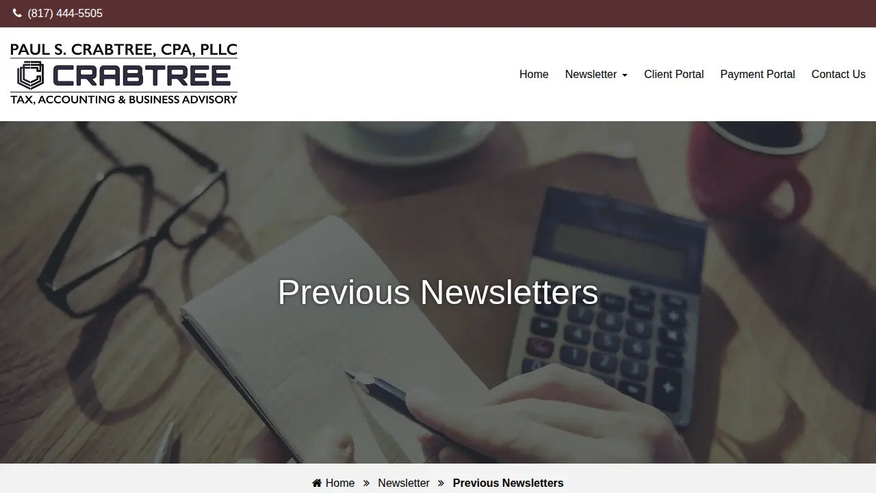 Paul S. Crabtree, CPA, PLLC page