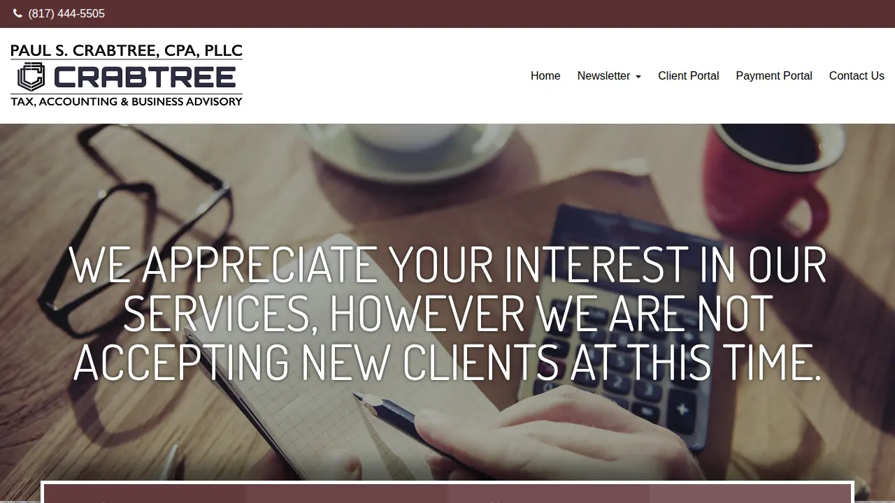 Paul S. Crabtree, CPA, PLLC page