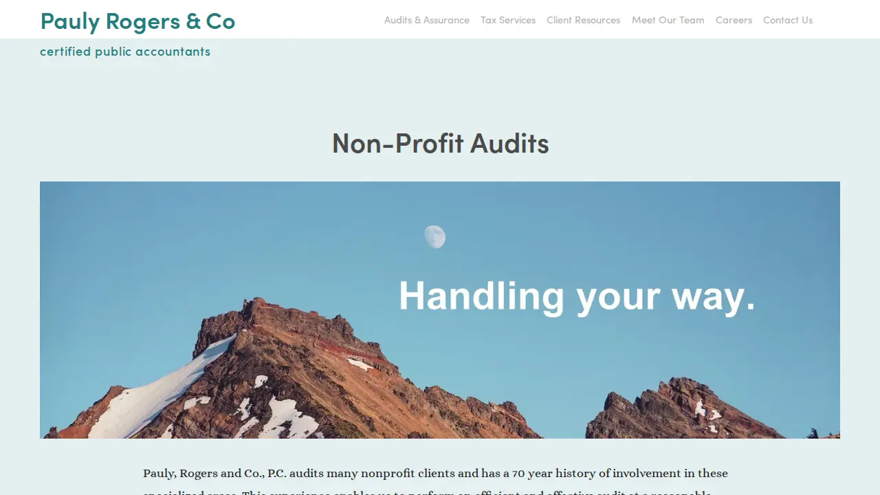 Pauly Rogers & Co page