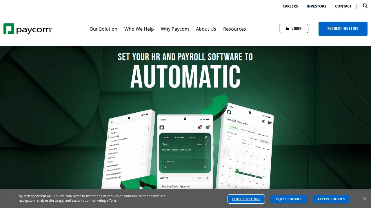 Paycom Columbus page