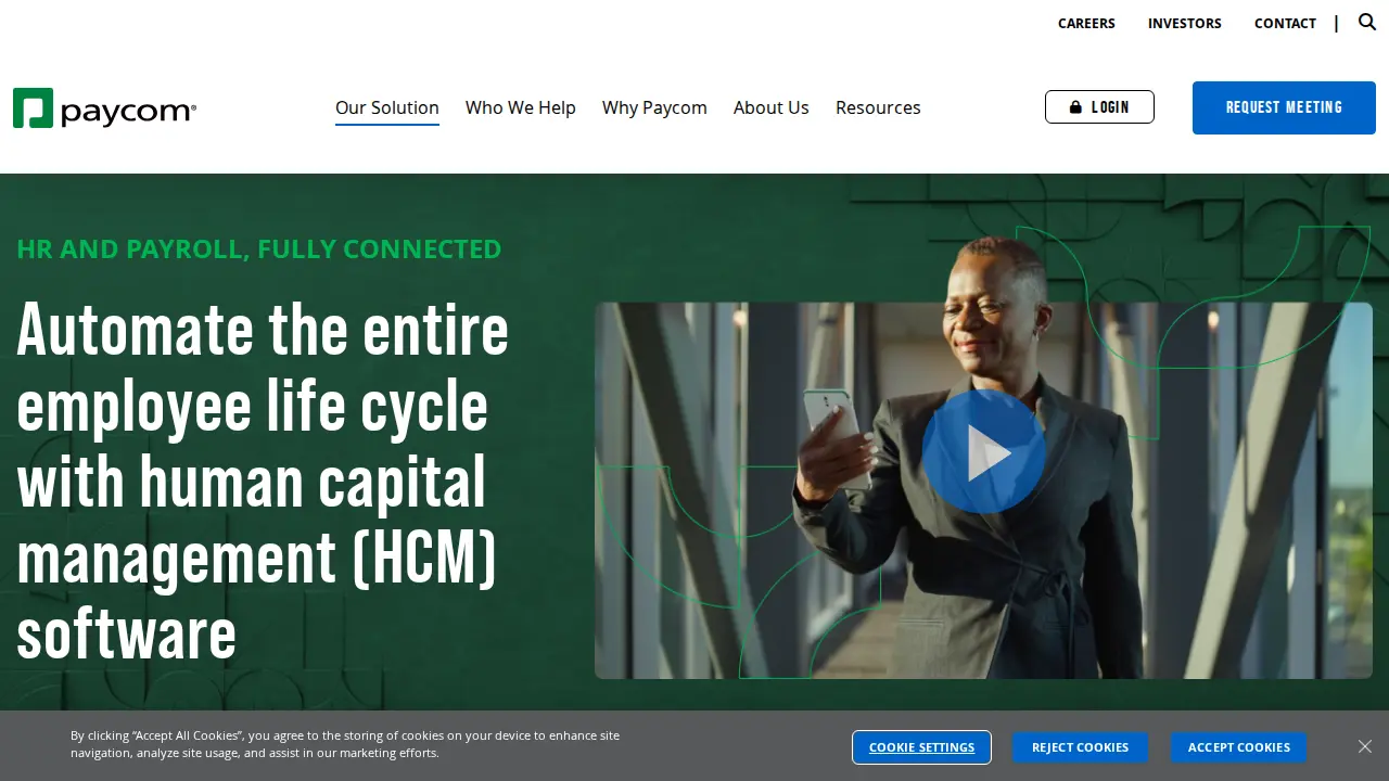 Paycom Columbus page