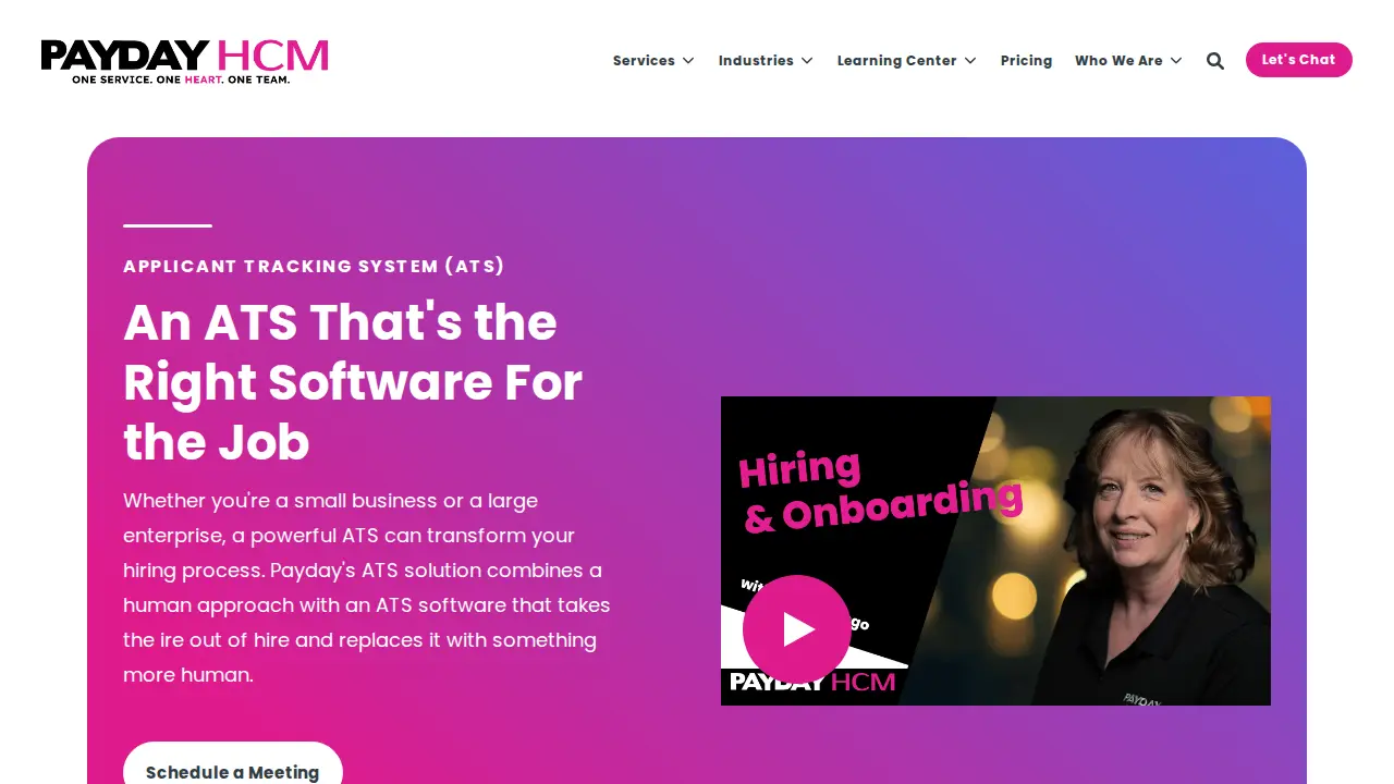 Payday HCM page