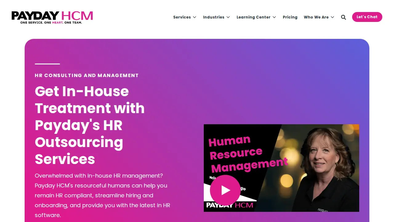 Payday HCM page
