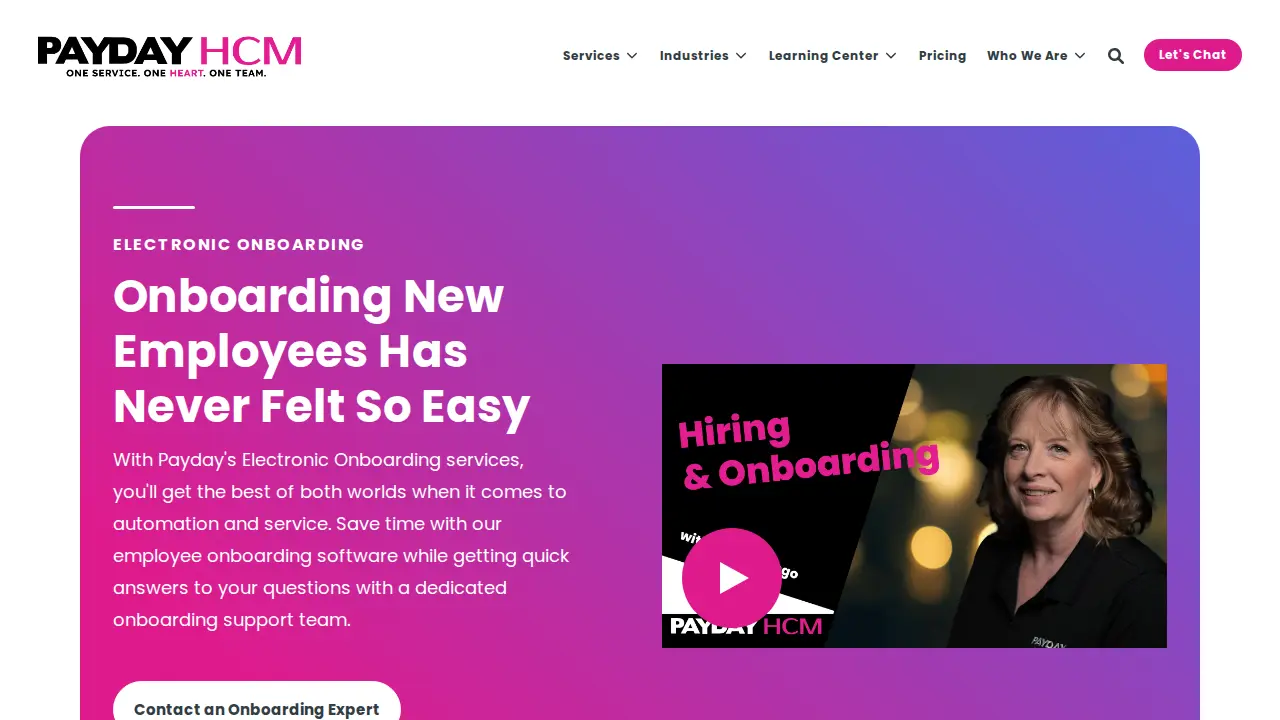 Payday HCM page