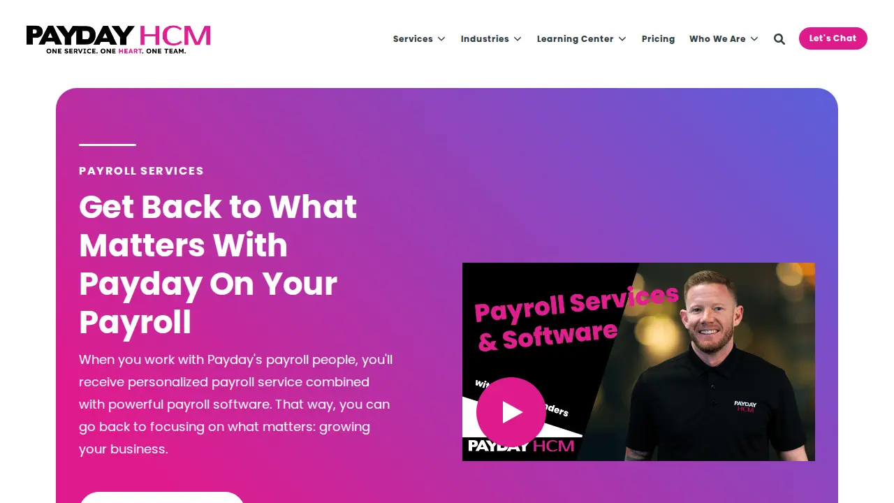 Payday HCM page