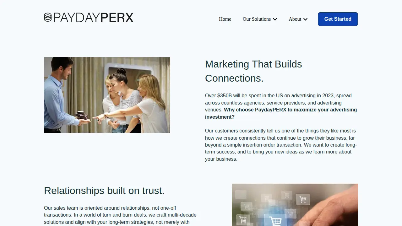 PaydayPERX page